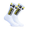 SneakFreaxx Chaussettes Woof Puppy Blanc-Jaune